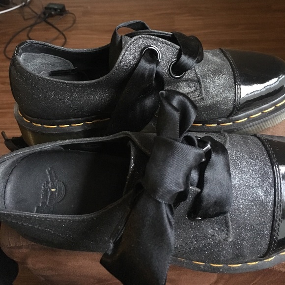 COPY - Black Sparkled Dr.Martens - Picture 2 of 4